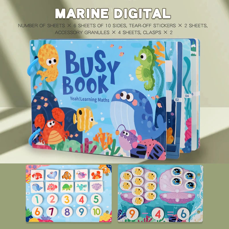 Libro Sensorial Montessori “Mi Primer Busy Book”