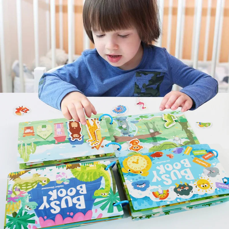 Libro Sensorial Montessori “Mi Primer Busy Book”