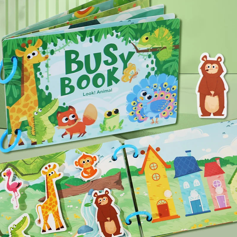 Libro Sensorial Montessori “Mi Primer Busy Book”