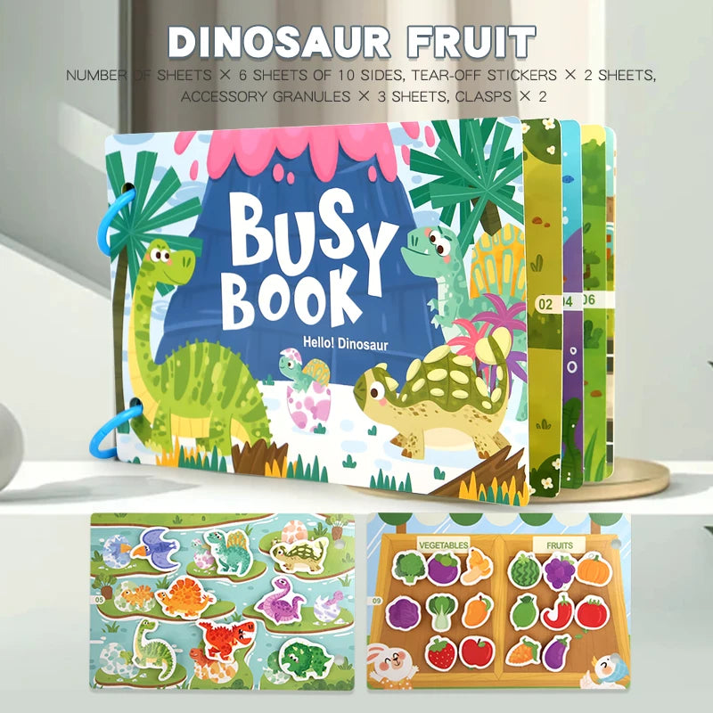 Libro Sensorial Montessori “Mi Primer Busy Book”