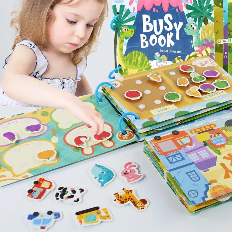 Libro Sensorial Montessori “Mi Primer Busy Book”