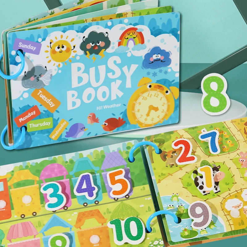 Libro Sensorial Montessori “Mi Primer Busy Book”