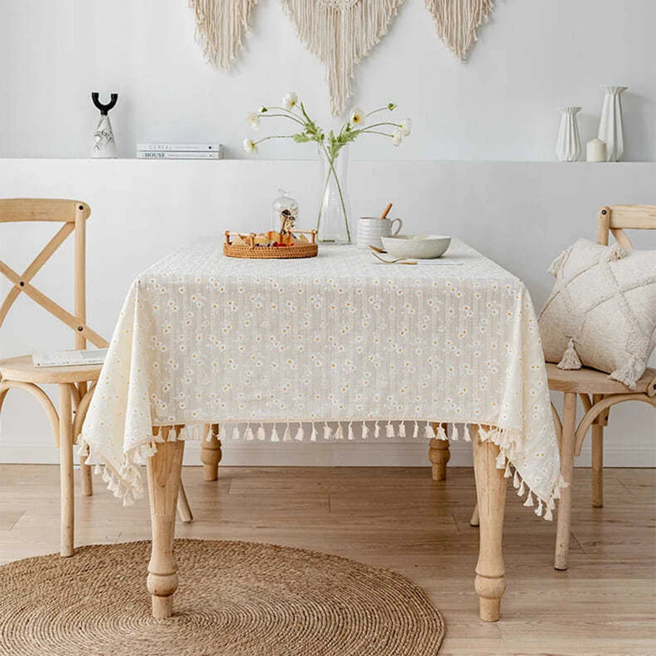 Mantel Floral estilo Coreano
