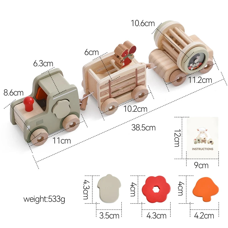 Juguetes Educativo para Bebés y Niños en Madera
