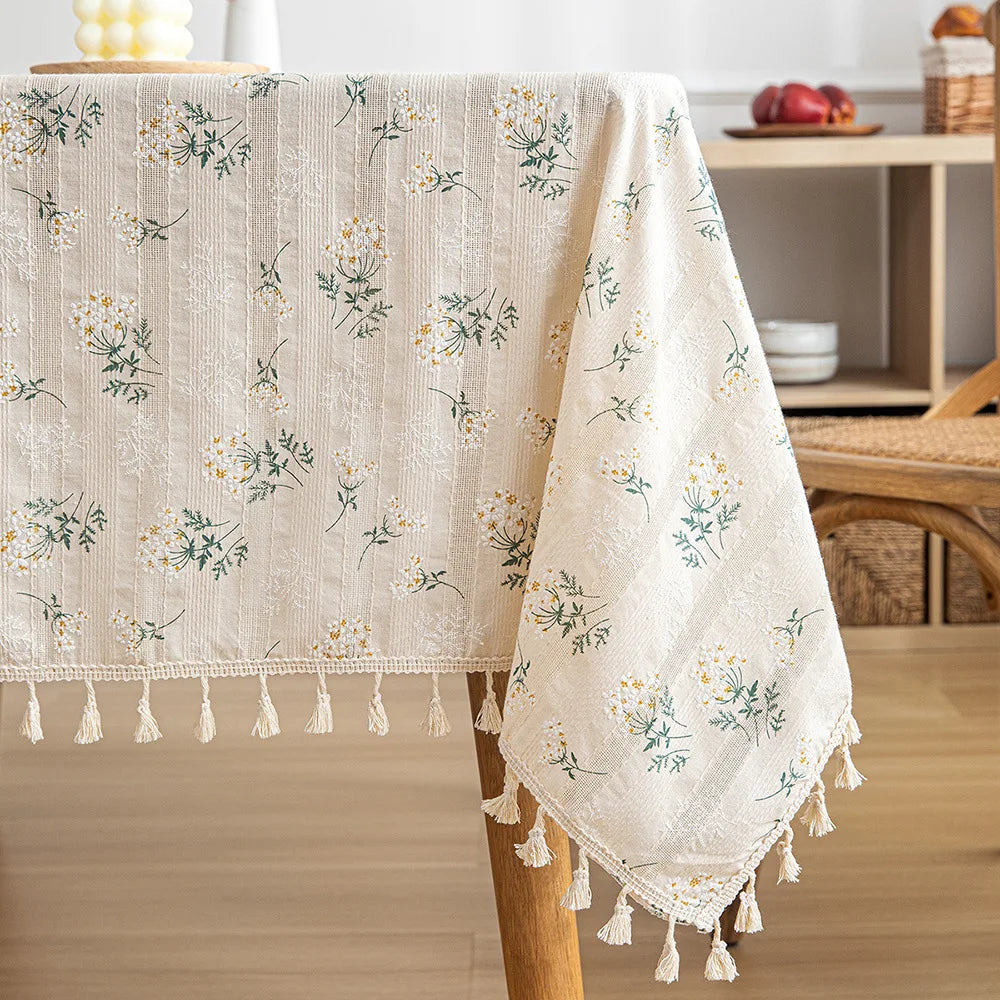 Mantel Floral estilo Coreano