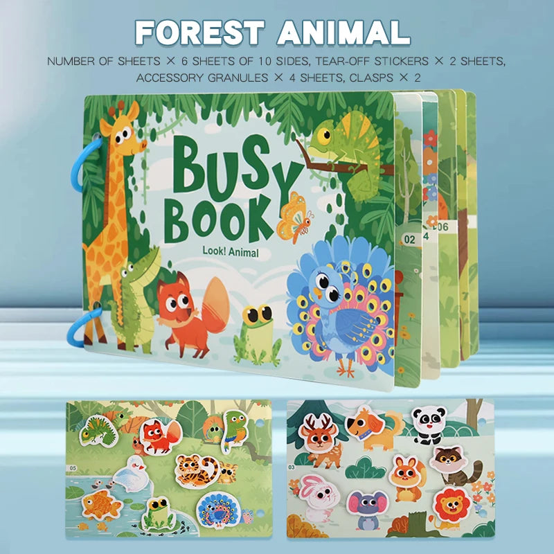 Libro Sensorial Montessori “Mi Primer Busy Book”