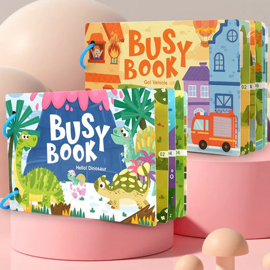 Libro Sensorial Montessori “Mi Primer Busy Book”