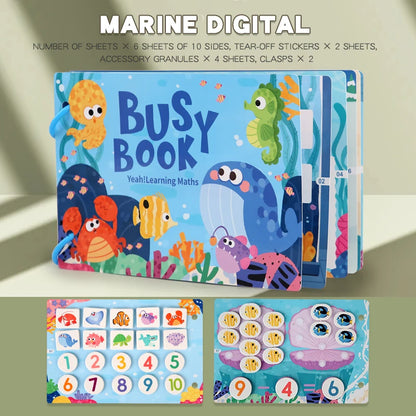 Libro Sensorial Montessori “Mi Primer Busy Book”