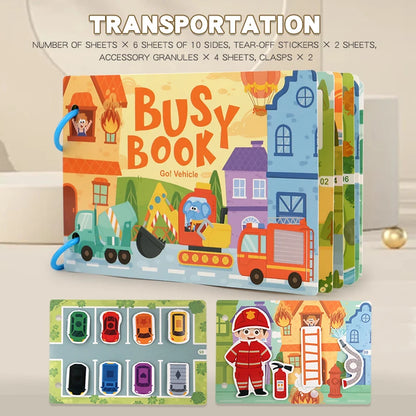 Libro Sensorial Montessori “Mi Primer Busy Book”