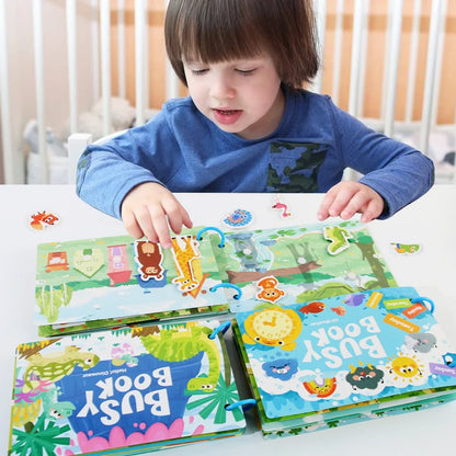 Libro Sensorial Montessori “Mi Primer Busy Book”