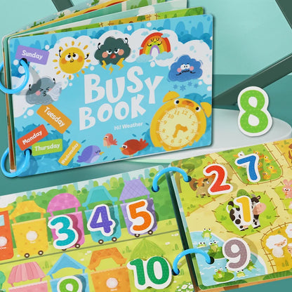 Libro Sensorial Montessori “Mi Primer Busy Book”