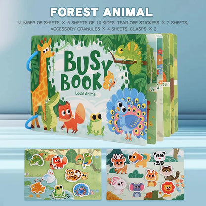 Libro Sensorial Montessori “Mi Primer Busy Book”